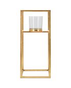 Bougeoir Elegant doré - 35x15x15 cm