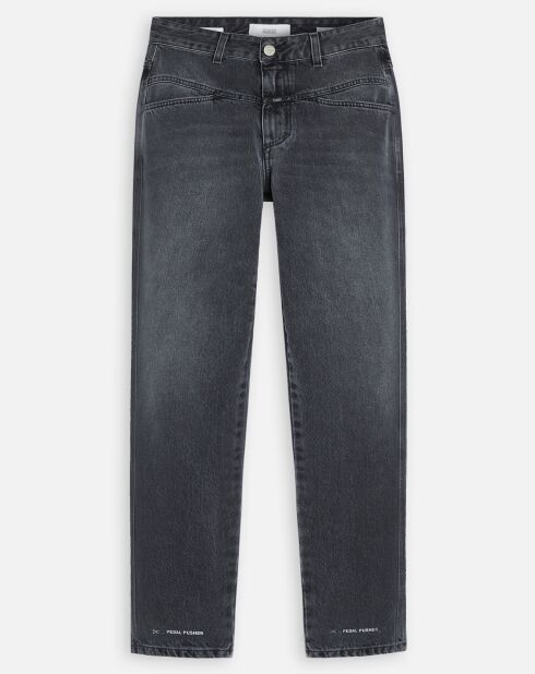 Jeans Pedal Pusher gris