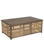 Table basse en bois de manguier Isa marron - 120x75x45 cm