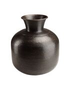 Vase effet martelé Honoré noir antique - D.63xH.74 cm