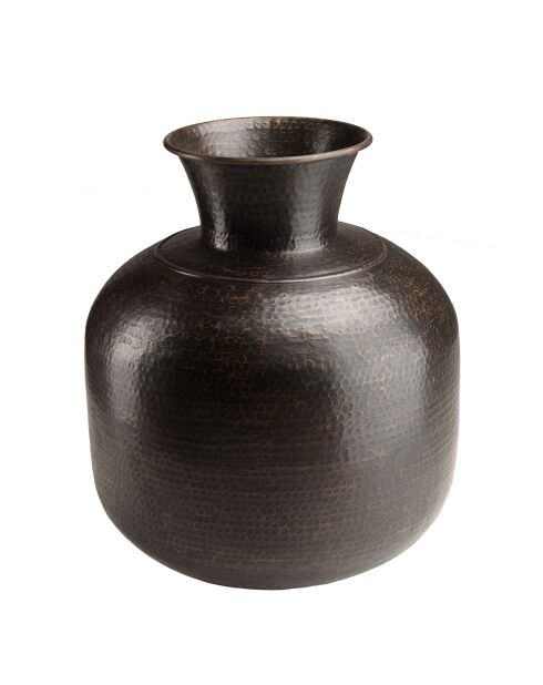 Vase effet martelé Honoré noir antique - D.63xH.74 cm