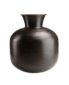 Vase effet martelé Honoré noir antique - D.63xH.74 cm