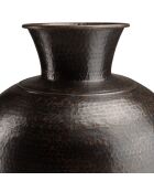 Vase effet martelé Honoré noir antique - D.63xH.74 cm