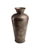 Vase patine antique Honoré cuivre foncé - D.40xH.85.5 cm