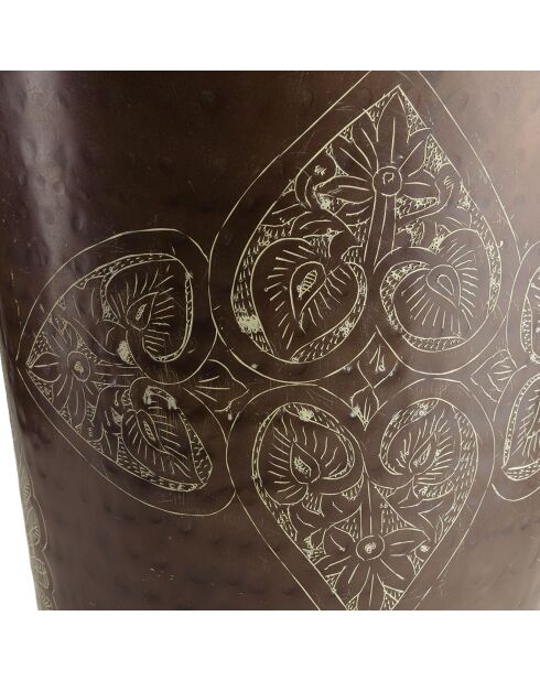 Vase patine antique Honoré cuivre foncé - D.40xH.85.5 cm