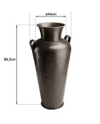 Vase avec anses Honoré cuivre noir antique - 49x44x99.5 cm