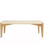 Table basse Grégoire chêne/beige - 130x70x48 cm