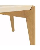 Table basse Grégoire chêne/beige - 130x70x48 cm