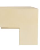 Table basse carrée Grégoire beige - 95x95x30 cm