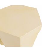 Tabouret 3 pieds en V inversé Grégoire beige - 33x38x46 cm