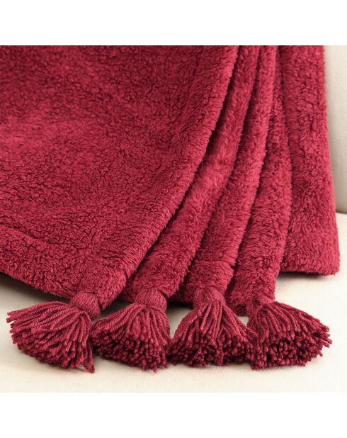 Plaid Puffy rouge - 160x200 cm