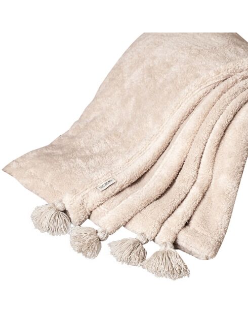 Plaid Puffy vison - 160x200 cm