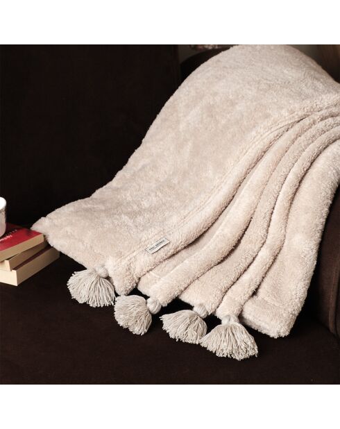 Plaid Puffy vison - 160x200 cm