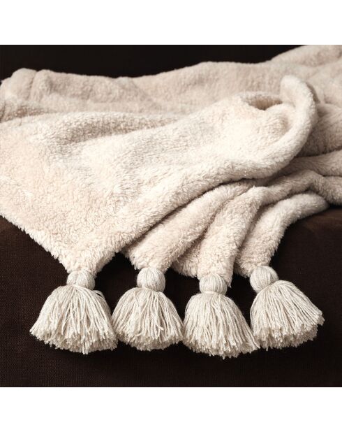 Plaid Puffy vison - 160x200 cm