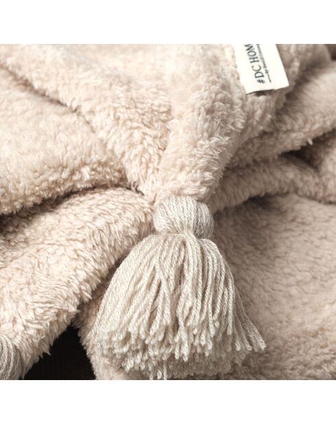 Plaid Puffy vison - 160x200 cm