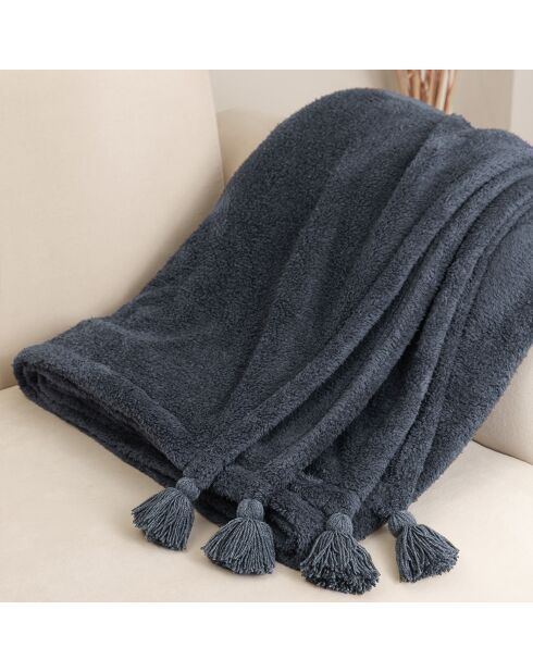 Plaid Puffy anthracite - 160x200 cm