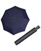 Parapluie pliant à ouverture automatique résistant au vent Océan Magique bleu marine