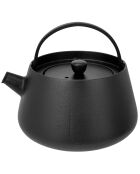 Tetera Bill de hierro fundido negro, 0,83 L