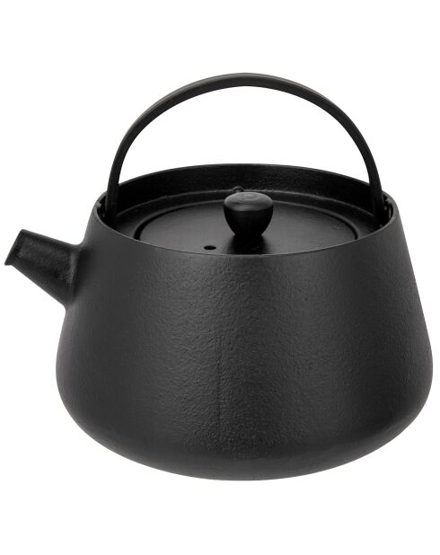 Tetera Bill de hierro fundido negro, 0,83 L