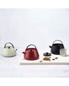 Tetera Bill de hierro fundido negro, 0,83 L