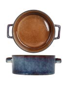 Bol en Porcelaine avec poignées Quintana bleu -  45cl