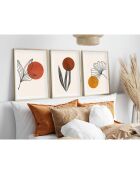 3 quadri moderni multicolori - 50x70cm