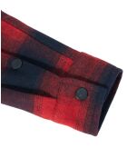 Rot/blaues Trekkinghemd aus Merinowolle