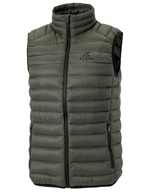 Merino Nordend Gstaad groene mouwloze jas