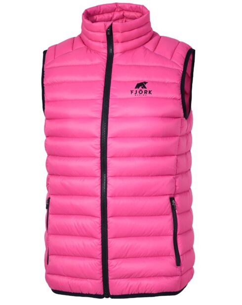 Doudoune sans manches Mérino Nordend Montana rose