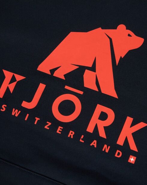 Titlis zwart/rode hoodie