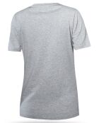 T-shirt Besso grigio/turchese in cotone biologico