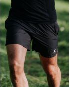 Schwarze Laufshorts von Laax