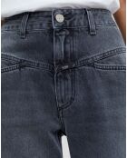 Jeans Pedal Pusher gris