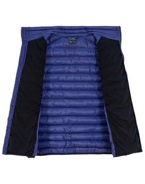 Merino Nordend St Moritz blaue ärmellose Jacke