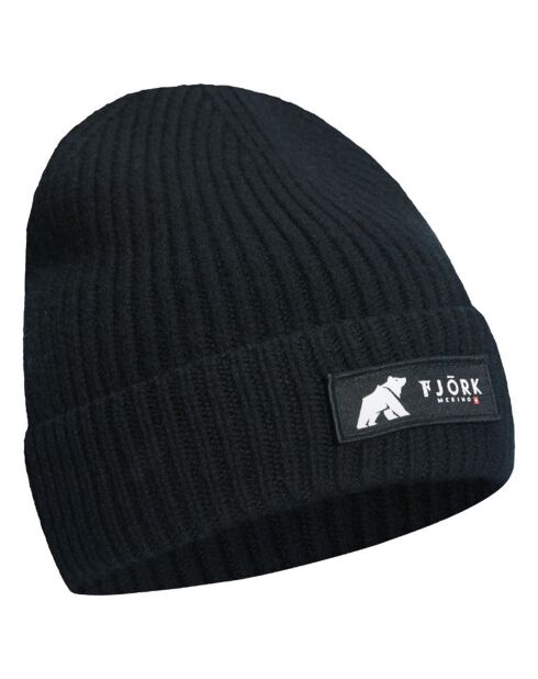 Cappello Säntis Laax nero 100% lana merino