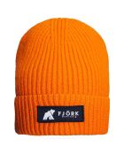 Gorro 100% lana merino naranja Säntis Arosa