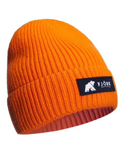 Bonnet 100% Laine Mérinos Säntis Arosa orange