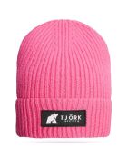 Säntis Montana roze muts van 100% merinowol