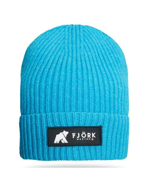 Cappello 100% lana merino Säntis Adelboden turchese