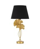 Lampe de table Flow doré/noir - 63x30x30 cm