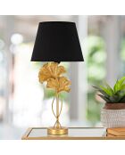 Lampe de table Flow doré/noir - 63x30x30 cm