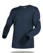 Jersey azul marino Finn 100% lana merino