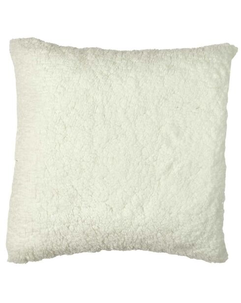 Coussin Sherpa imprimé multicolore - 40x40 cm