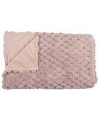 Plaid en fausse fourrure Opulence rose - 120x150 cm