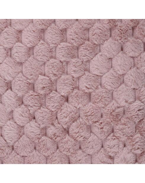 Plaid en fausse fourrure Opulence rose - 120x150 cm