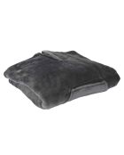Plaid poncho gris - 130x170 cm