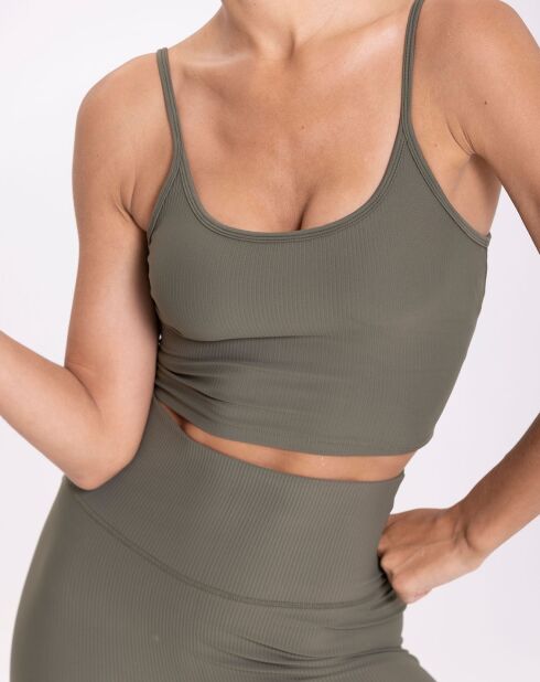 Brassière Lotus verte