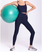 Legging Lotus bleu nuit