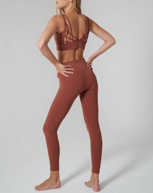 Legging Suzanna marron