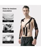 Bande de maintien Kinesiologie noir